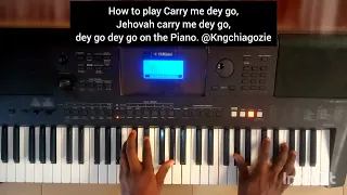 How to Play Jehovah Carry Me Dey Go  (Chord Progression, Basslines, Solo, lead guitar Melodies)