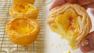 Perfect! Crispy Egg tart recipe : Portuguese