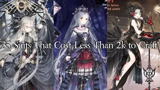 35 Suits That Cost Less Than 2k to Craft!