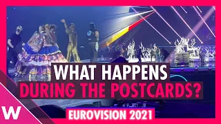 Eurovision 2021: What happens on stage during the postcard segments?
