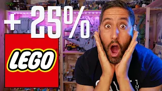 LEGO : 25% D'AUGMENTATION! La rentrée va piquer