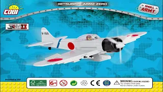 Cobi Instructions | Small army / WW2 | 5515 | Mitsubishi A6M2 Zero - Japanese Fighter