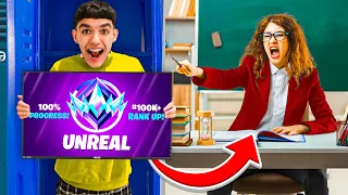 I Skipped High School To Reach UNREAL Rank In Fortnite...