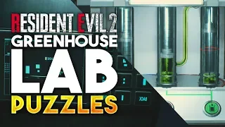 RE2 Greenhouse Lab Puzzle Codes! 1st & 2nd Run/Playthrough Solution! Resident Evil 2 Remake