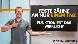 Feste Zähne an nur 1 Tag - So funktioniert das! All on 4 / All on 6