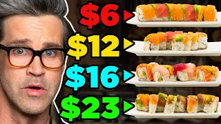 Frozen vs. Fast vs. Fancy Food Taste Test (Sushi)
