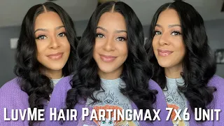 LuvMe Hair NEW PartingMAX Loose Body Wave Unit | 7x6 Closure | Breathable Cap