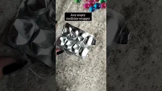 DIY|Empty medicine wrapper craft 😱 #shorts #youtubeshorts #shortsfeed #viral #trending #diy