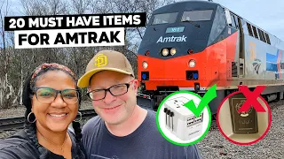 20 Must Have Items For Your Next Amtrak Train Trip