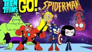 Teen Titans Go!(Spiderman meet teen titans go)parody- bowser12345