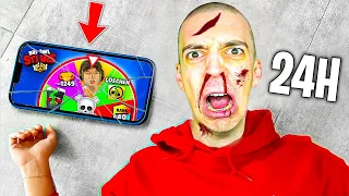 XXXL BRAWL STARS GLÜCKSRAD bestimmt 24h über Mein LEBEN! 😱 (geht zu weit)