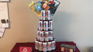 Babes 35th birthday set up | Beer can cake