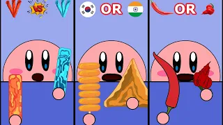 Kirby Animation - Spicy Food Versus Challenge Complete Edition