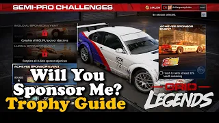 GRID Legends, Classic Car-Nage DLC: Will You Sponsor Me? Trophy Guide