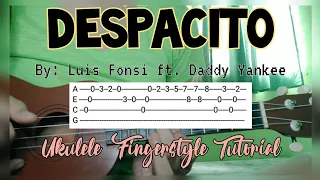 DESPACITO | by: Luis Fonsi ft. Daddy Yankee [Ukulele Fingerstyle Tutorial] (Easy Tabs on Screen)