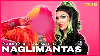 NAGLIMANTAS TAPO DRAG KARALIENE | DRAG MAKIAŽO TRANSFORMACIJA | IR 3 DRAMATIŠKI ĮVAIZDŽIAI 💄