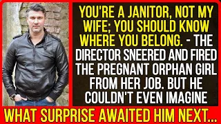 "You are a cleaner, not a wife, know your place," laughed the director and fired her...