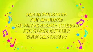 My Grandfather's Clock | Karaoke | Nursery Rhyme | KiddieOK