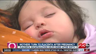 Mothers turn to placenta after pregnancy