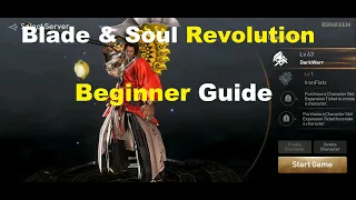 Blade & Soul Revolution Beginner Guide Top Things You Should Know & Do!