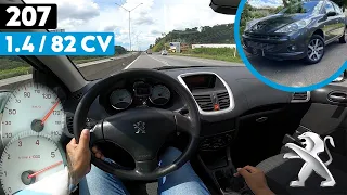 PEUGEOT 207 1.4 É BOM? ANDA BEM? VALE A PENA COMPRAR EM 2022? TESTE ACELERANDO NA ESTRADA