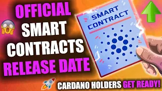 SMART CONTRACTS *OFFICIAL* RELEASE DATE ANNOUNCEMENT! (Cardano Alonzo Hard Fork News)