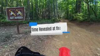Up the Easy Side of Daniel Trail Uwharrie OHV Time Trial Honda 250 RX
