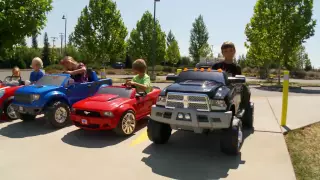 Power Wheels Race - Boys vs Girls