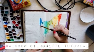 Rainbow Silhouette Tutorial