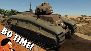 War Thunder - Char B1 ter "A Giant Fighting Toddlers"