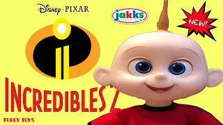 Disney Pixar Incredibles 2 Movie Baby Jack-Jack Soft Toy! Best Gift! Jakks Pacific Tubey Toys
