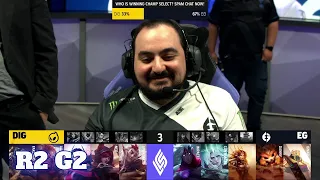 Evil Geniuses vs Dignitas - Game 2 | Round 1 Playoffs S11 LCS Summer 2021 | EG vs DIG G2