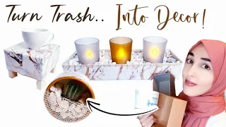 ❤Marble DIY Room Decor Ideas, Trash To Treasure Recycled Crafts, Waste Cardboard Box Decoration