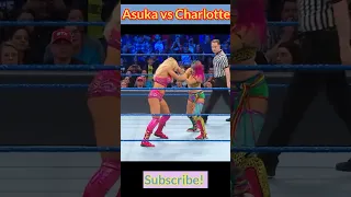 Asuka vs Charlotte Flair  Womens Title Match SmackDown || #woman #wrestling #wwe #shorts