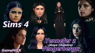 Yennefer (Anya Chalotra) в Sims 4