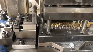 copper terminal sheet metal stamping progressive die