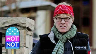 The Sundance Kid! Robert Redford Spotted in Bandana at Sundance