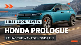 2024 Honda Prologue First Look Review - A Game-Changing Electric SUV