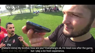 Zlatan Ibrahimović motivational words to Khabib Nurmagomedov 💪