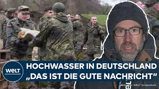 HOCHWASSER IN DEUTSCHLAND: Bundeswehr im Einsatz – Hubschrauber sind für Evakuierungen bereit