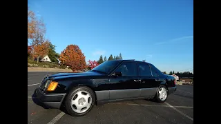 1992 Mercedes Benz 400E W124 walk around/overview video review