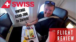 Flying the wonderful SWISS A340 in Business Class: in 2020!