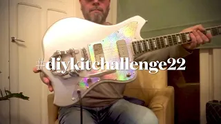#diykitchallenge22 -  I've made a Fender Maverick style guitar from a Harley Benton JA-kit