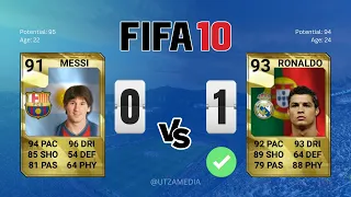 Messi vs Ronaldo: EVERY Fifa - FIFA 10 to FC24