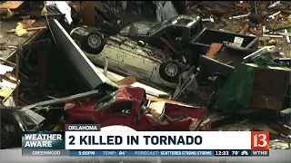 Two killed in Oklahoma tornado