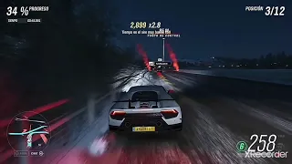 Lamborghini huracán performante en carreras callejeras. Forza Horizon 4