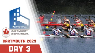 2023 Canoe Kayak Canada 🛶 Sprint National Championships | Dartmouth | Day 3 [August 31, 2023]