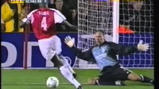 2001 September 19 Arsenal England 3 Schalke Germany 2 Champions League