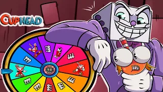 I did the CURSED ROULETTE challenge in Cuphead ☠ *ALL BOSSES*