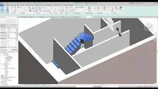 House Design 5 Stairs and edit wall profile Revit Tutorial